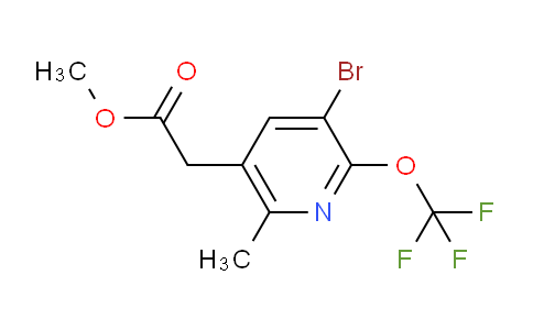 AM22645 | 1804008-64-7 | Methyl 3-bromo-6-methyl-2-(trifluoromethoxy)pyridine-5-acetate