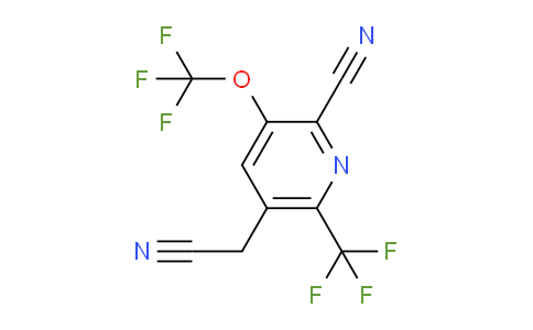 AM226456 | 1804310-89-1 | 2-Cyano-3-(trifluoromethoxy)-6-(trifluoromethyl)pyridine-5-acetonitrile