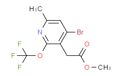 AM22646 | 1804651-57-7 | Methyl 4-bromo-6-methyl-2-(trifluoromethoxy)pyridine-3-acetate