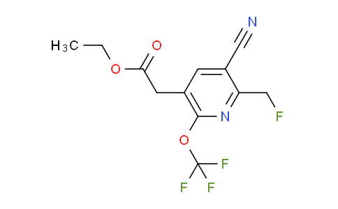 AM226460 | 1806076-61-8 | Ethyl 3-cyano-2-(fluoromethyl)-6-(trifluoromethoxy)pyridine-5-acetate
