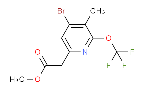 AM22647 | 1803576-44-4 | Methyl 4-bromo-3-methyl-2-(trifluoromethoxy)pyridine-6-acetate