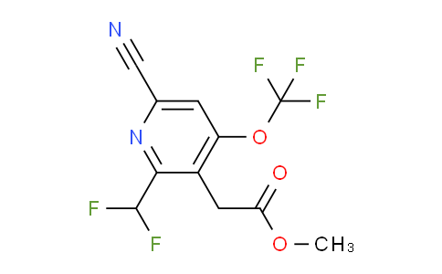AM226477 | 1804311-97-4 | Methyl 6-cyano-2-(difluoromethyl)-4-(trifluoromethoxy)pyridine-3-acetate