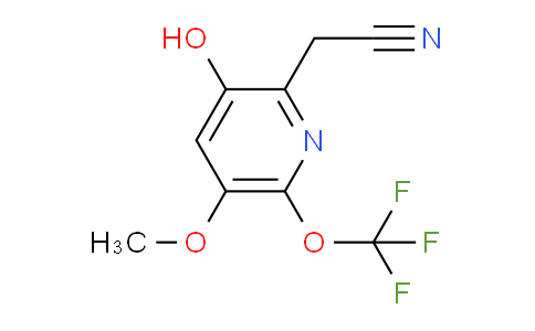 3-Hydroxy-5-methoxy-6-(trifluoromethoxy)pyridine-2-acetonitrile