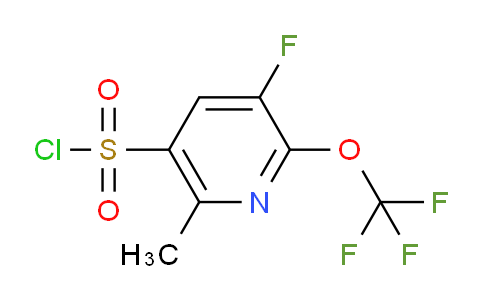 AM226535 | 1804746-90-4 | 3-Fluoro-6-methyl-2-(trifluoromethoxy)pyridine-5-sulfonyl chloride