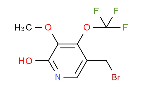 5-(Bromomethyl)-2-hydroxy-3-methoxy-4-(trifluoromethoxy)pyridine