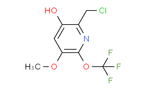 2-(Chloromethyl)-3-hydroxy-5-methoxy-6-(trifluoromethoxy)pyridine
