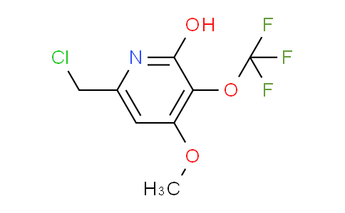6-(Chloromethyl)-2-hydroxy-4-methoxy-3-(trifluoromethoxy)pyridine