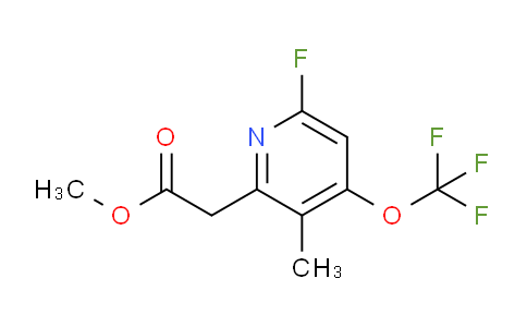 Methyl 6-fluoro-3-methyl-4-(trifluoromethoxy)pyridine-2-acetate