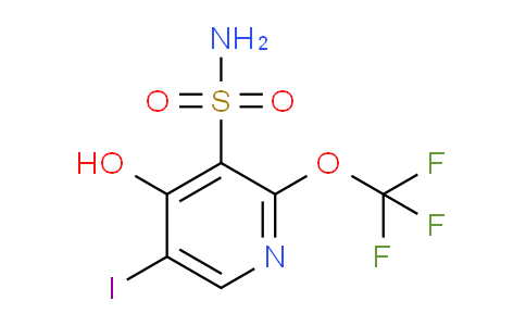 4-Hydroxy-5-iodo-2-(trifluoromethoxy)pyridine-3-sulfonamide