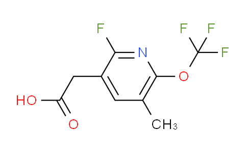 2-Fluoro-5-methyl-6-(trifluoromethoxy)pyridine-3-acetic acid