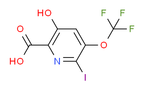 AM226589 | 1804339-38-5 | 5-Hydroxy-2-iodo-3-(trifluoromethoxy)pyridine-6-carboxylic acid