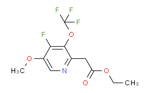 AM226613 | 1804303-25-0 | Ethyl 4-fluoro-5-methoxy-3-(trifluoromethoxy)pyridine-2-acetate
