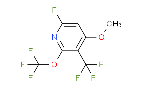 AM226639 | 1806719-25-4 | 6-Fluoro-4-methoxy-2-(trifluoromethoxy)-3-(trifluoromethyl)pyridine