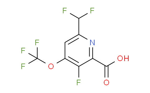 AM226657 | 1806198-45-7 | 6-(Difluoromethyl)-3-fluoro-4-(trifluoromethoxy)pyridine-2-carboxylic acid