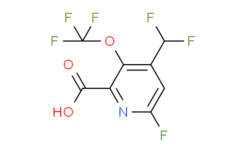 AM226659 | 1806265-25-7 | 4-(Difluoromethyl)-6-fluoro-3-(trifluoromethoxy)pyridine-2-carboxylic acid