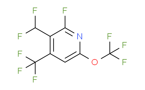 3-(Difluoromethyl)-2-fluoro-6-(trifluoromethoxy)-4-(trifluoromethyl)pyridine