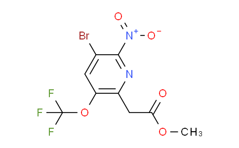 AM22669 | 1806200-84-9 | Methyl 3-bromo-2-nitro-5-(trifluoromethoxy)pyridine-6-acetate