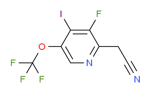 AM226750 | 1804424-59-6 | 3-Fluoro-4-iodo-5-(trifluoromethoxy)pyridine-2-acetonitrile