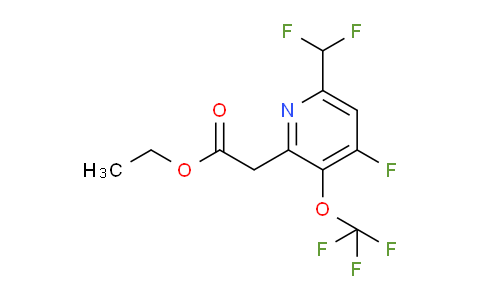 AM226758 | 1803946-70-4 | Ethyl 6-(difluoromethyl)-4-fluoro-3-(trifluoromethoxy)pyridine-2-acetate