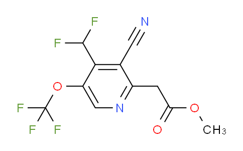 AM226819 | 1806718-62-6 | Methyl 3-cyano-4-(difluoromethyl)-5-(trifluoromethoxy)pyridine-2-acetate