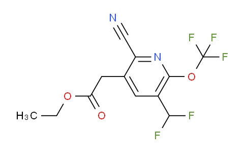 AM226822 | 1804311-60-1 | Ethyl 2-cyano-5-(difluoromethyl)-6-(trifluoromethoxy)pyridine-3-acetate