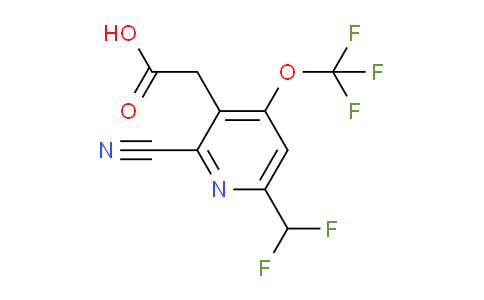 AM226825 | 1804310-80-2 | 2-Cyano-6-(difluoromethyl)-4-(trifluoromethoxy)pyridine-3-acetic acid