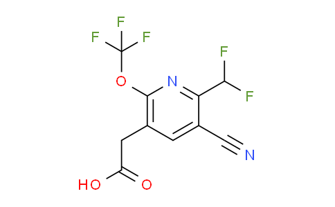 AM226826 | 1806190-54-4 | 3-Cyano-2-(difluoromethyl)-6-(trifluoromethoxy)pyridine-5-acetic acid