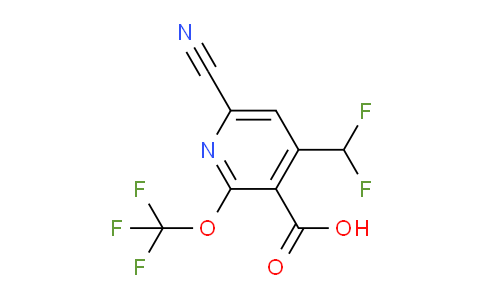 AM226836 | 1805926-75-3 | 6-Cyano-4-(difluoromethyl)-2-(trifluoromethoxy)pyridine-3-carboxylic acid
