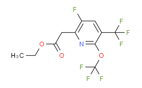 AM226838 | 1806264-17-4 | Ethyl 5-fluoro-2-(trifluoromethoxy)-3-(trifluoromethyl)pyridine-6-acetate