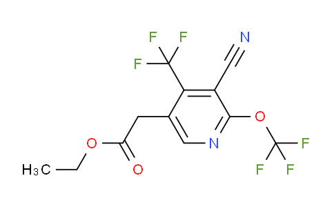 AM226845 | 1804300-65-9 | Ethyl 3-cyano-2-(trifluoromethoxy)-4-(trifluoromethyl)pyridine-5-acetate