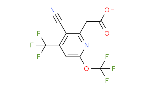AM226852 | 1804814-31-0 | 3-Cyano-6-(trifluoromethoxy)-4-(trifluoromethyl)pyridine-2-acetic acid