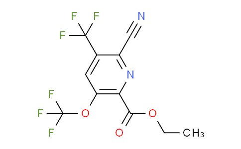 AM226859 | 1804779-98-3 | Ethyl 2-cyano-5-(trifluoromethoxy)-3-(trifluoromethyl)pyridine-6-carboxylate