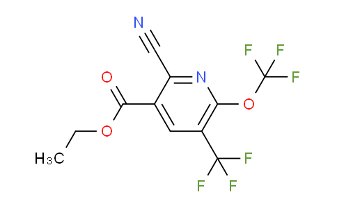 AM226860 | 1804314-17-7 | Ethyl 2-cyano-6-(trifluoromethoxy)-5-(trifluoromethyl)pyridine-3-carboxylate