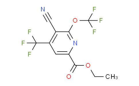 AM226861 | 1805923-34-5 | Ethyl 3-cyano-2-(trifluoromethoxy)-4-(trifluoromethyl)pyridine-6-carboxylate