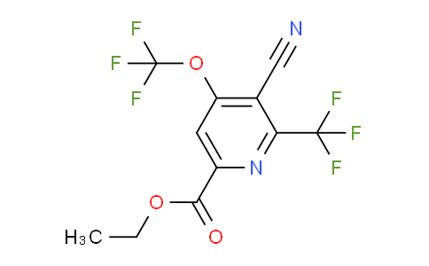 AM226863 | 1804331-91-6 | Ethyl 3-cyano-4-(trifluoromethoxy)-2-(trifluoromethyl)pyridine-6-carboxylate