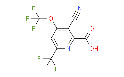 AM226868 | 1804296-95-4 | 3-Cyano-4-(trifluoromethoxy)-6-(trifluoromethyl)pyridine-2-carboxylic acid
