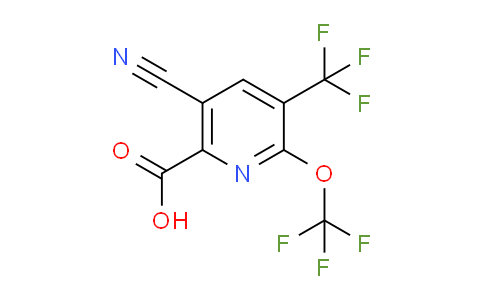 AM226869 | 1804313-96-9 | 5-Cyano-2-(trifluoromethoxy)-3-(trifluoromethyl)pyridine-6-carboxylic acid