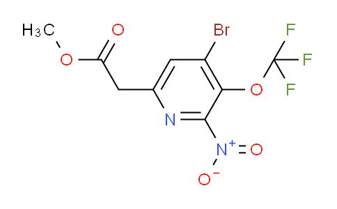 AM22687 | 1806200-89-4 | Methyl 4-bromo-2-nitro-3-(trifluoromethoxy)pyridine-6-acetate