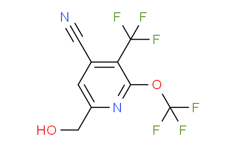 4-Cyano-2-(trifluoromethoxy)-3-(trifluoromethyl)pyridine-6-methanol
