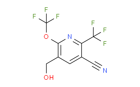 3-Cyano-6-(trifluoromethoxy)-2-(trifluoromethyl)pyridine-5-methanol
