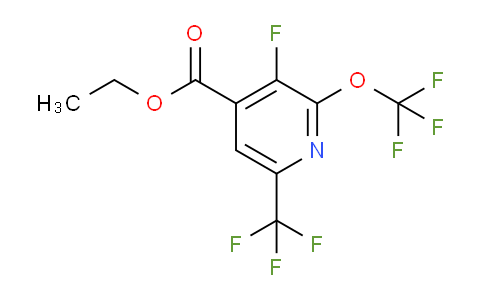 AM226879 | 1806722-73-5 | Ethyl 3-fluoro-2-(trifluoromethoxy)-6-(trifluoromethyl)pyridine-4-carboxylate