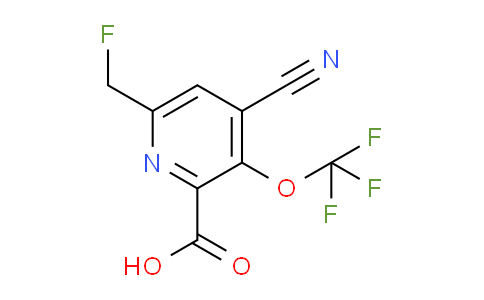 AM226893 | 1804734-32-4 | 4-Cyano-6-(fluoromethyl)-3-(trifluoromethoxy)pyridine-2-carboxylic acid