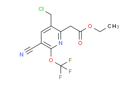 AM226906 | 1805927-25-6 | Ethyl 3-(chloromethyl)-5-cyano-6-(trifluoromethoxy)pyridine-2-acetate