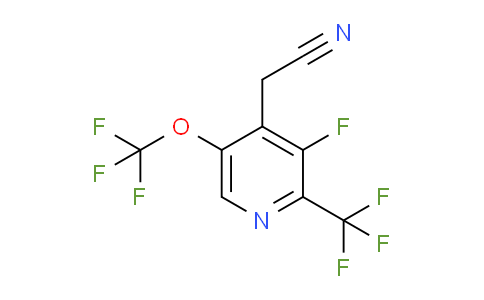 AM226910 | 1806737-27-8 | 3-Fluoro-5-(trifluoromethoxy)-2-(trifluoromethyl)pyridine-4-acetonitrile