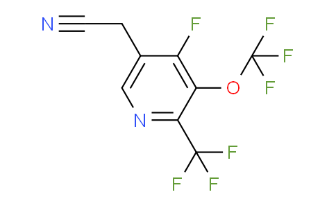 AM226911 | 1806260-41-2 | 4-Fluoro-3-(trifluoromethoxy)-2-(trifluoromethyl)pyridine-5-acetonitrile