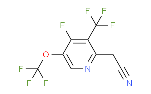AM226912 | 1803675-21-9 | 4-Fluoro-5-(trifluoromethoxy)-3-(trifluoromethyl)pyridine-2-acetonitrile