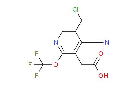 AM226914 | 1804301-19-6 | 5-(Chloromethyl)-4-cyano-2-(trifluoromethoxy)pyridine-3-acetic acid