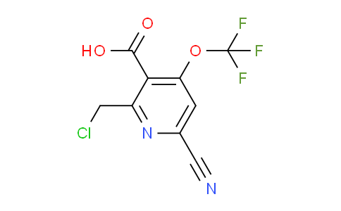 2-(Chloromethyl)-6-cyano-4-(trifluoromethoxy)pyridine-3-carboxylic acid