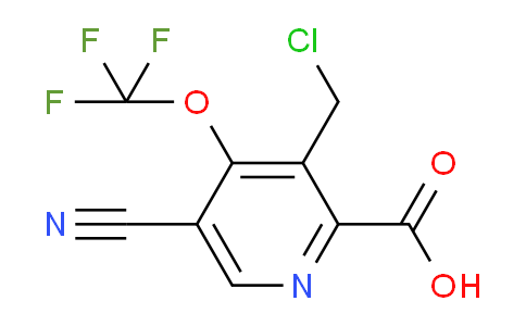 AM226926 | 1804343-88-1 | 3-(Chloromethyl)-5-cyano-4-(trifluoromethoxy)pyridine-2-carboxylic acid
