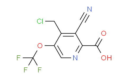 4-(Chloromethyl)-3-cyano-5-(trifluoromethoxy)pyridine-2-carboxylic acid